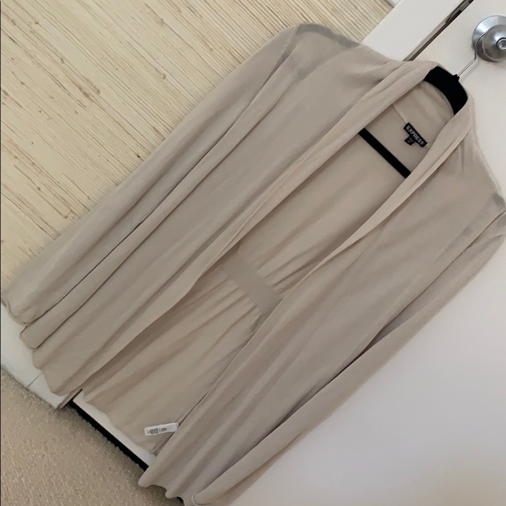 Express cream cardigan